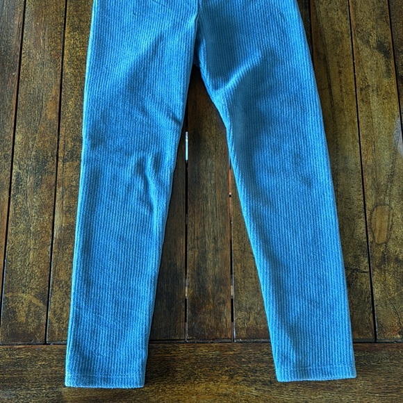 Janie and Jack Girls 5T Light Blue Corduroy Legging - Picture 3 of 7